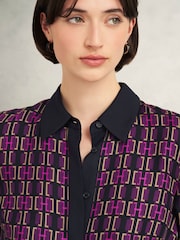 Hobbs Purple Aubrey Dress - Image 3 of 4