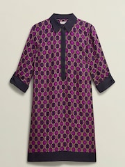 Hobbs Purple Aubrey Dress - Image 4 of 4