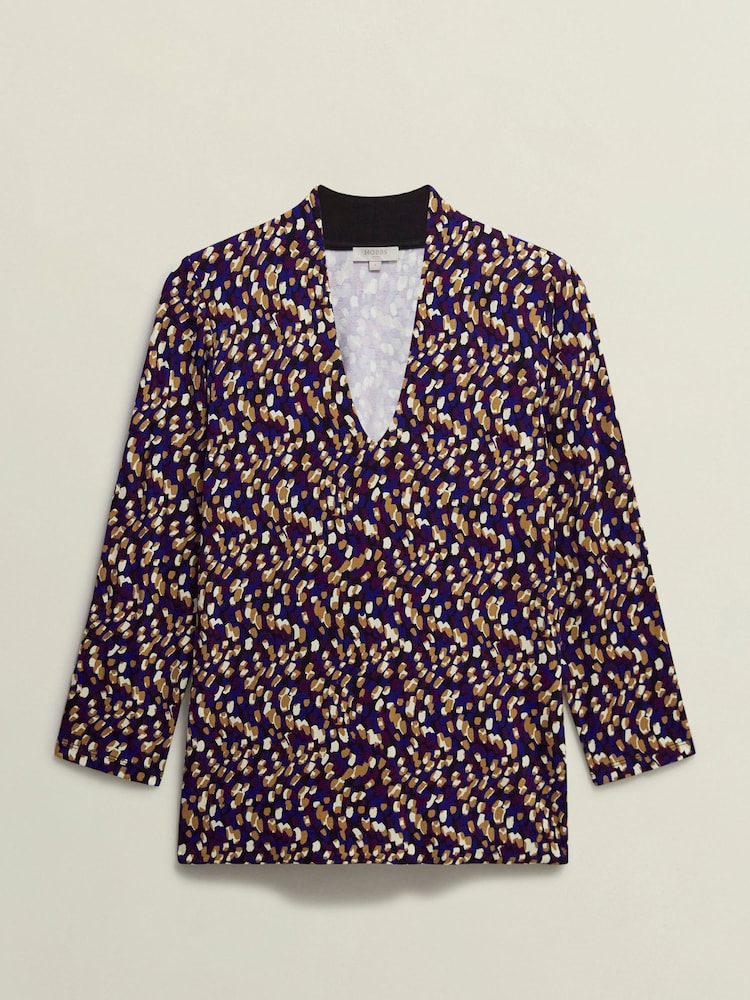 Roxa - Blusa estampada Hobbs Aimee - Imagem 4 de 4