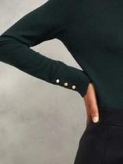 Hobbs Green Lara Roll Neck Jumper - Image 3 of 4
