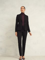 Hobbs Black Petite Mia Trousers - Image 3 of 4
