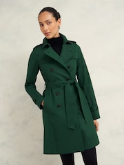 Hobbs Green Petite Saskia Trench Jacket - Image 3 of 4
