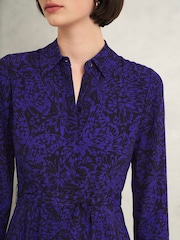 Hobbs Blue Lainey Dress - Image 3 of 4