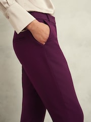 Hobbs Purple Sami Tapered Trousers - Image 3 of 4