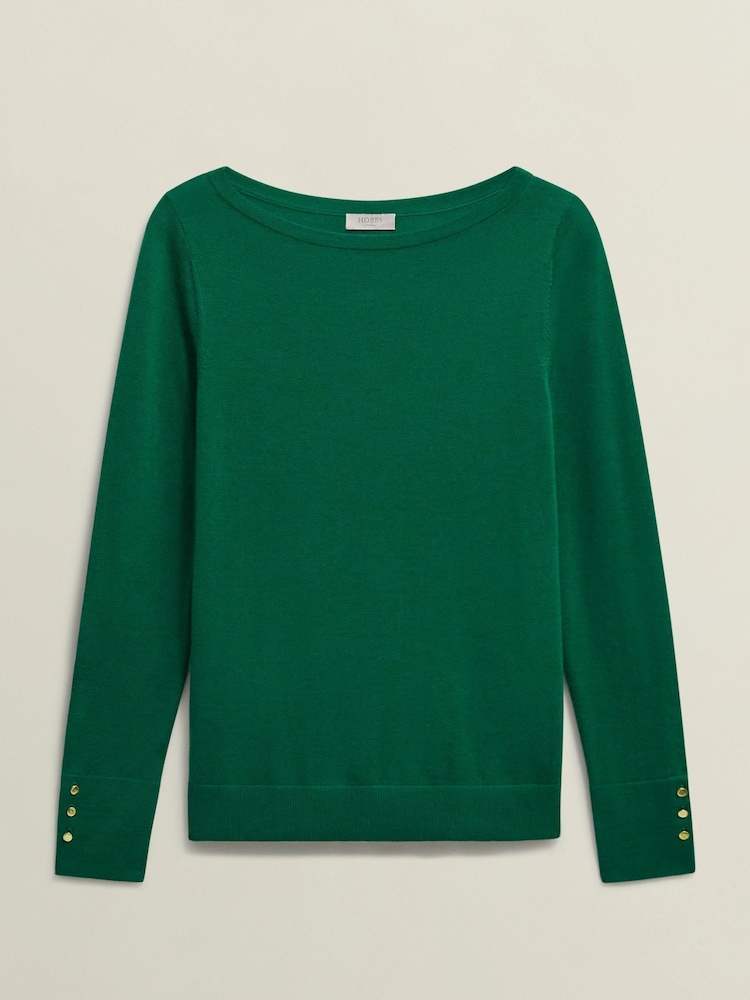 Hobbs Green Perla Jumper - Image 4 of 4 Hobbs Green Perla Jumper - Image 4 of 4