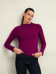 Hobbs Purple Talia Jumper - Image 1 of 4