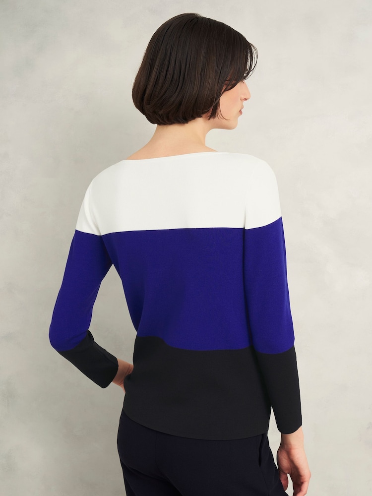 Hobbs Blue Alice Jumper - Image 2 of 4 Hobbs Blue Alice Jumper - Image 2 of 4