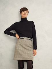 Hobbs Black Lara Roll Neck Jumper - Image 1 of 4