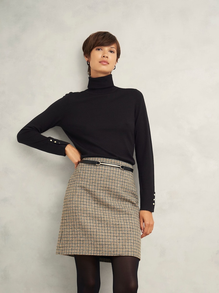 Hobbs Black Lara Roll Neck Jumper - Image 1 of 4