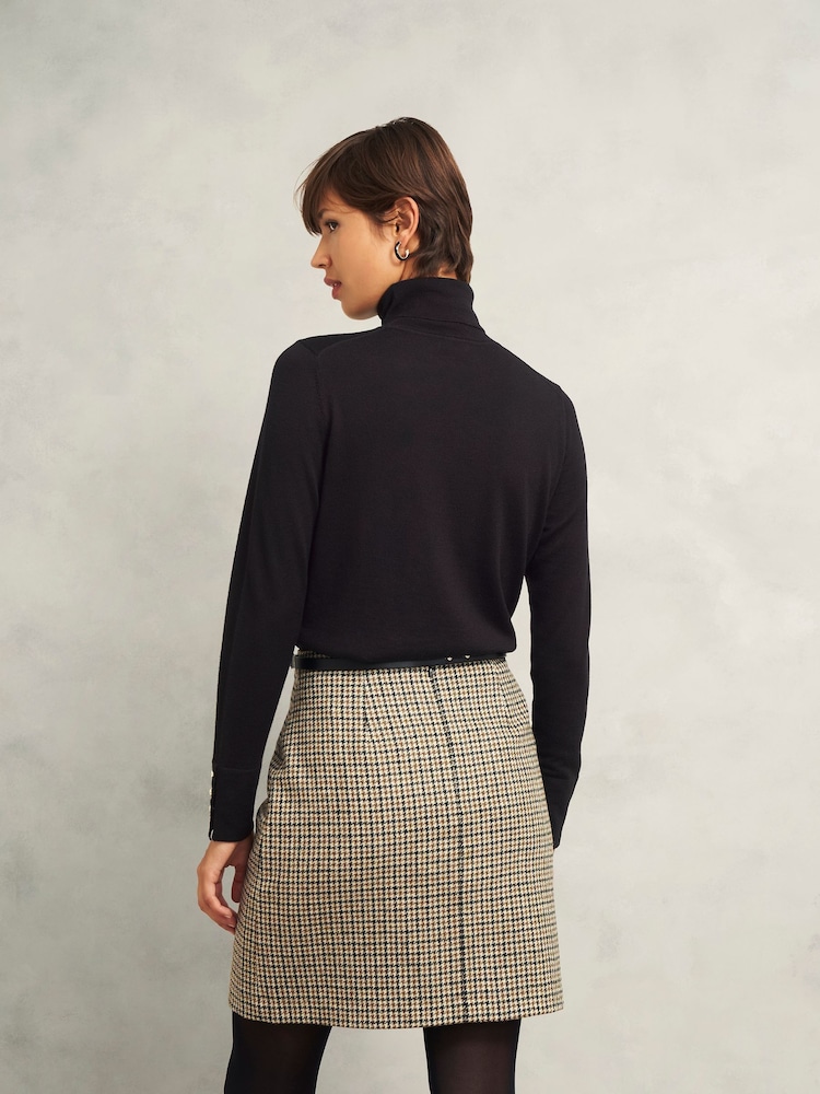 Hobbs Black Lara Roll Neck Jumper - Image 2 of 4 Hobbs Black Lara Roll Neck Jumper - Image 2 of 4