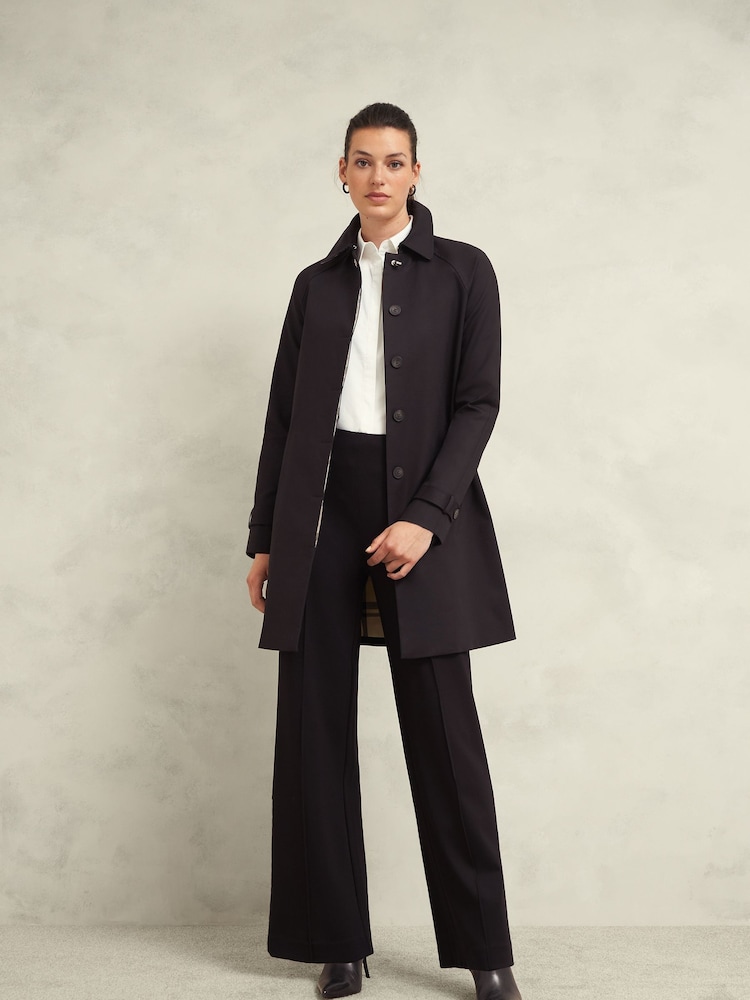 Hobbs Black Vivienne Trench Coat - Image 1 of 4