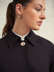 Hobbs Black Vivienne Trench Coat - Image 3 of 4