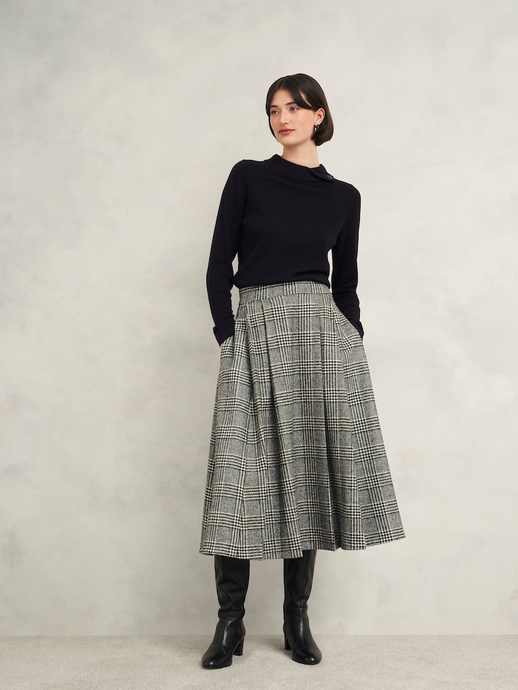 Hobbs Black Talia Jumper - Image 1 of 4 Hobbs Black Talia Jumper - Image 1 of 4