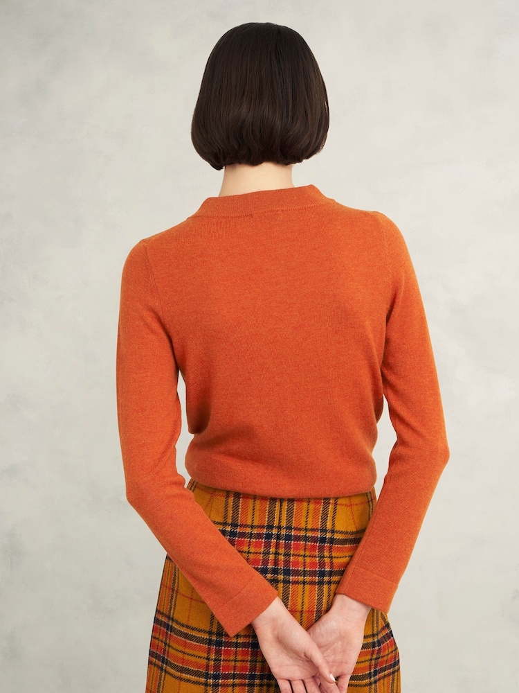 Hobbs Orange Talia Jumper - Image 2 of 4 Hobbs Orange Talia Jumper - Image 2 of 4