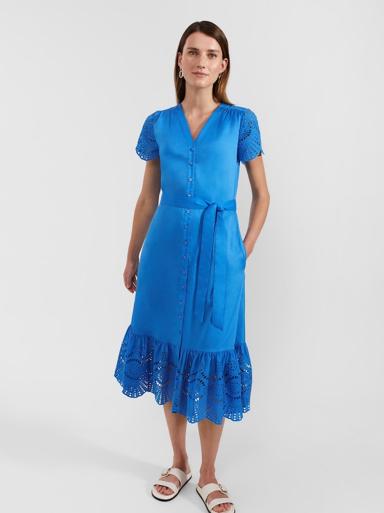 Hobbs Blue Yasmine Dress - Image 1 of 4