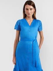 Hobbs Blue Yasmine Dress - Image 3 of 4