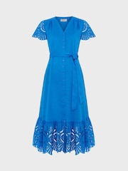 Hobbs Blue Yasmine Dress - Image 4 of 4
