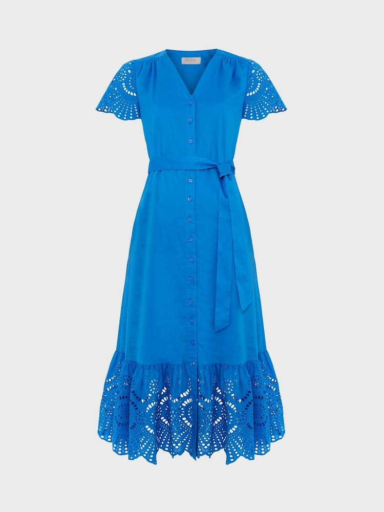 Hobbs Blue Yasmine Dress - Image 4 of 4