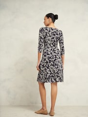 Hobbs Blue Petite Ginny Dress - Image 2 of 4