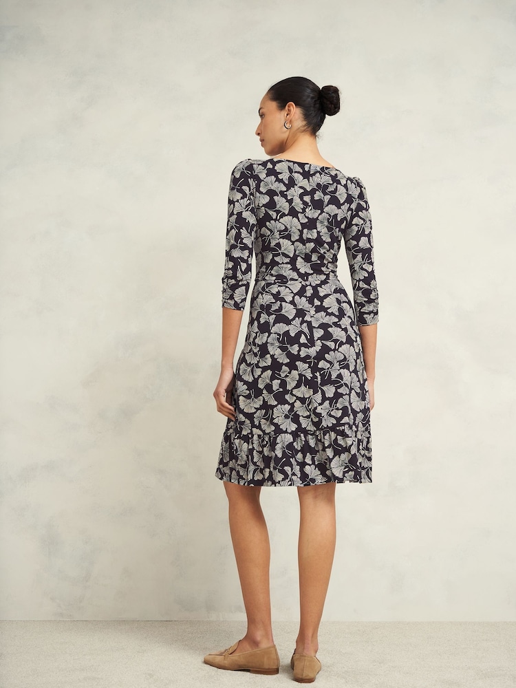 Hobbs Blue Petite Ginny Dress - Image 2 of 4