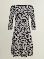 Hobbs Blue Petite Ginny Dress - Image 4 of 4