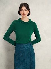 Hobbs Dark Green Audrey Jumper - Image 1 of 4