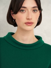 Hobbs Dark Green Audrey Jumper - Image 3 of 4