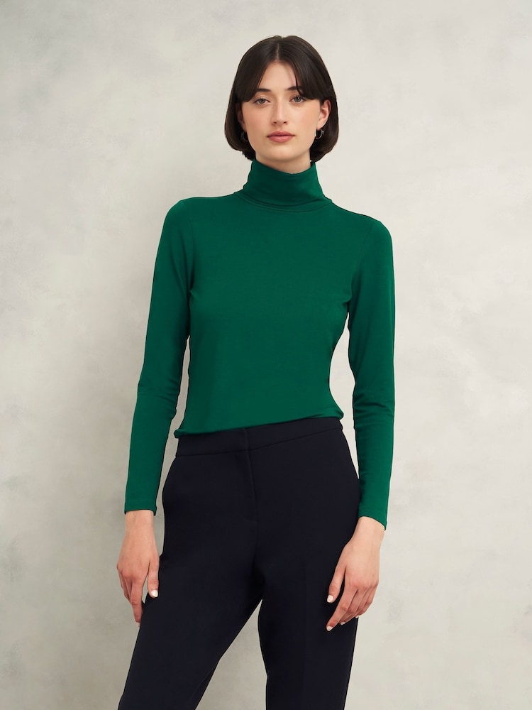 Hobbs Green Mischa Roll Neck Top - Image 2 of 6