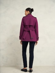 Hobbs Purple Adalee Trench Jacket - Image 2 of 5