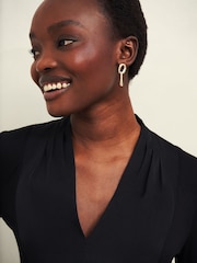 Hobbs Black Mel Satin Top - Image 3 of 4