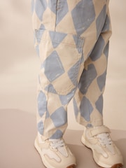 Blue/Lilac 100% Cotton T-Shirt and Trousers Set (3mths-7yrs) - Image 4 of 10