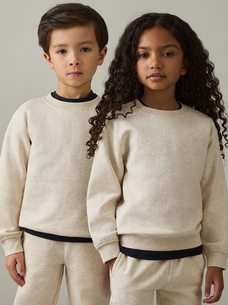 Reiss Avery Cotton-Blend Sweatshirt and Joggers Set - Imagen 1 de 6