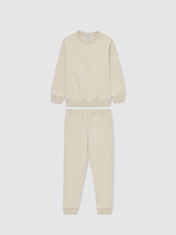 Reiss Avery Cotton-Blend Sweatshirt and Joggers Set - Imagen 2 de 6