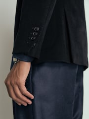 Reiss Navy Malpensa Atelier SIngle-Breasted Suit Jacket - Image 5 of 6