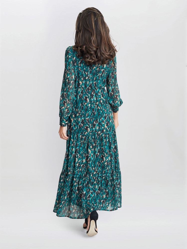 Gina Bacconi Green Jojo Modesty Dress - Image 2 of 8