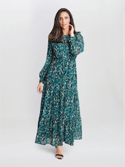Gina Bacconi Green Jojo Modesty Dress - Image 5 of 8