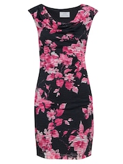 Gina Bacconi Roslyn Cowl Neck Black Dress - Image 5 of 5