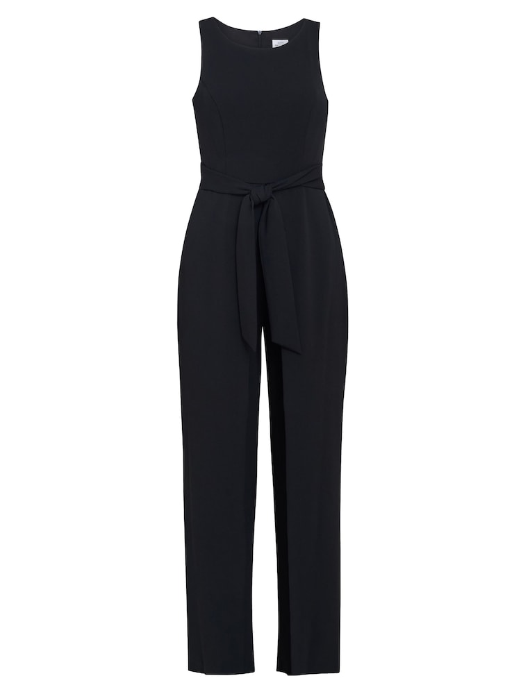 Gina Bacconi Dottie Wrap Effect Black Jumpsuit - Imagen 5 de 5