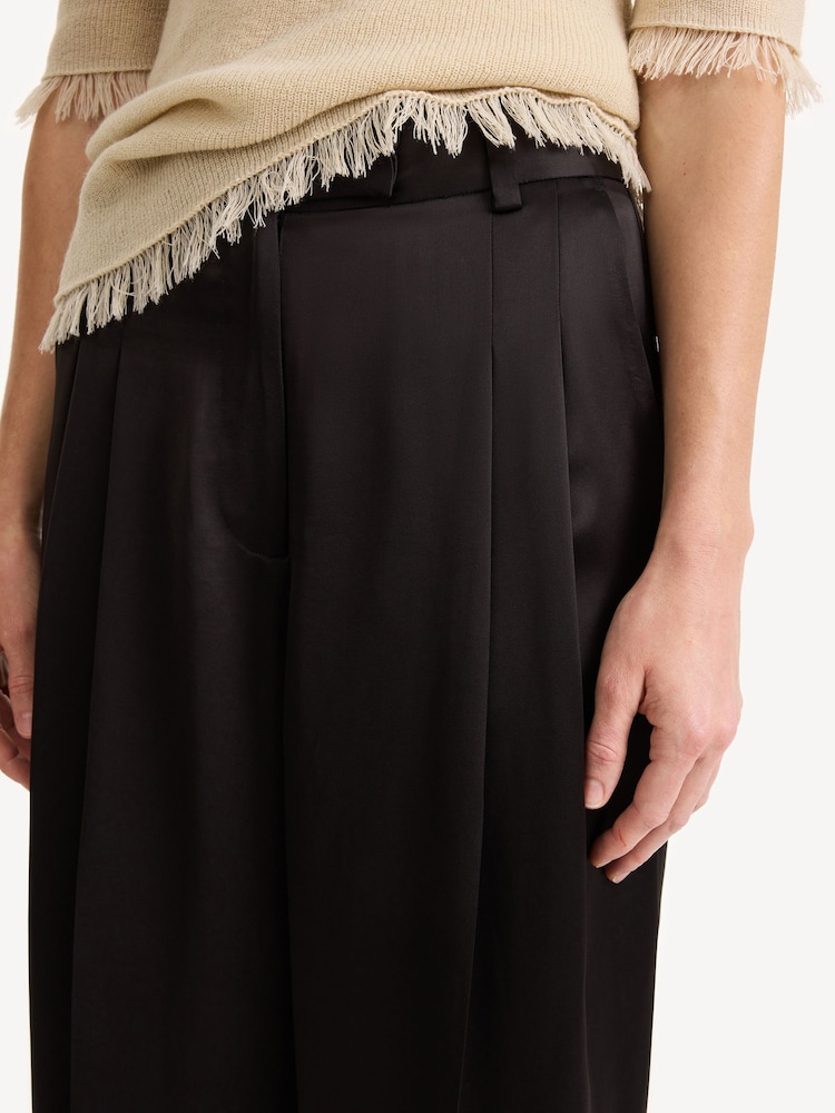 By Malene Birger Black Cymbaria Wide Leg Trousers - Image 5 of 5