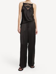 By Malene Birger Black Leeba Lace Tank Top - Image 2 of 6