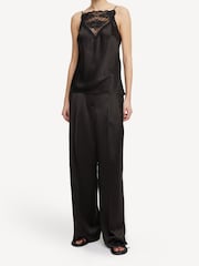 By Malene Birger Black Leeba Lace Tank Top - Image 4 of 6