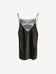 By Malene Birger Black Leeba Lace Tank Top - Image 6 of 6