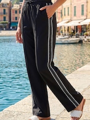 Roman Black Stitch Side Seam Trousers - Image 3 of 4