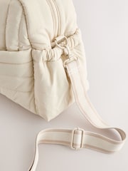 Cream Quilted Baby Changing Bag - Image 4 of 10