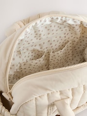 Cream Quilted Baby Changing Bag - Image 8 of 10