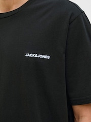 JACK & JONES Black Logo T-Shirt And Short Lounge Set - Image 6 of 6