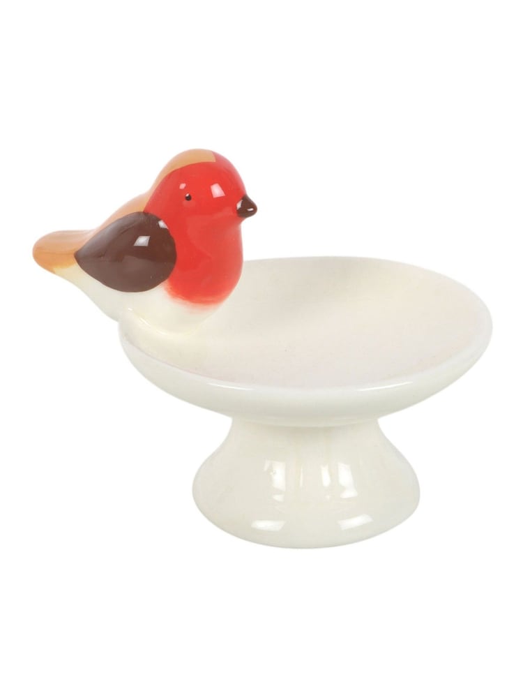 Something Different Brown Robin Bird Bath Ceramic Trinket Dish - Image 2 of 5 Something Different Brown Robin Bird Bath Ceramic Trinket Dish - Image 2 of 5