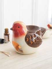 Something Different Brown Robin Shaped Ceramic Oil Burner - Image 1 of 5