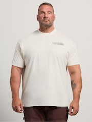 BadRhino Big & Tall White Peaky Blinders Whiskey T-Shirt - Image 1 of 7