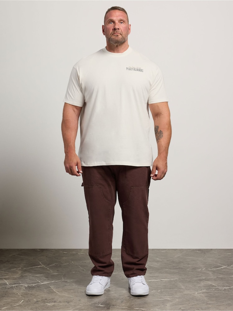 BadRhino Big & Tall White Peaky Blinders Whiskey T-Shirt - Image 2 of 7